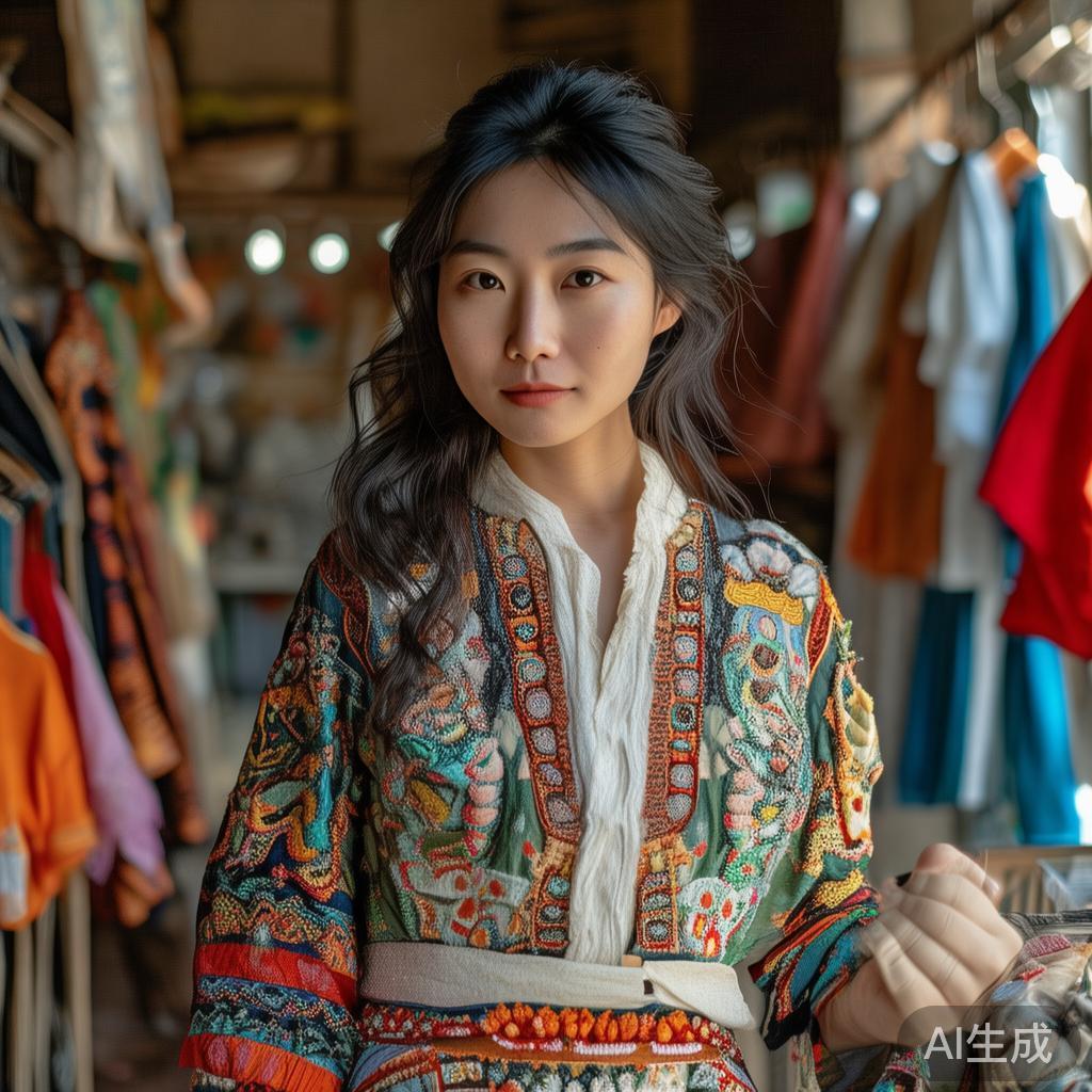 我曾经遇到一个服装设计师，她在